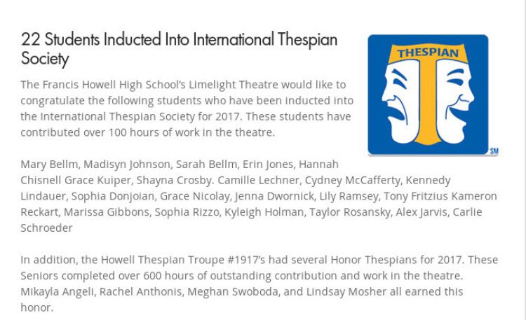 FHHSFineArts's tweet photo. drama in the Viking Insider! #SupportTheArts #FHHSFineArtsMatter https://t.co/7URug1bcRq
