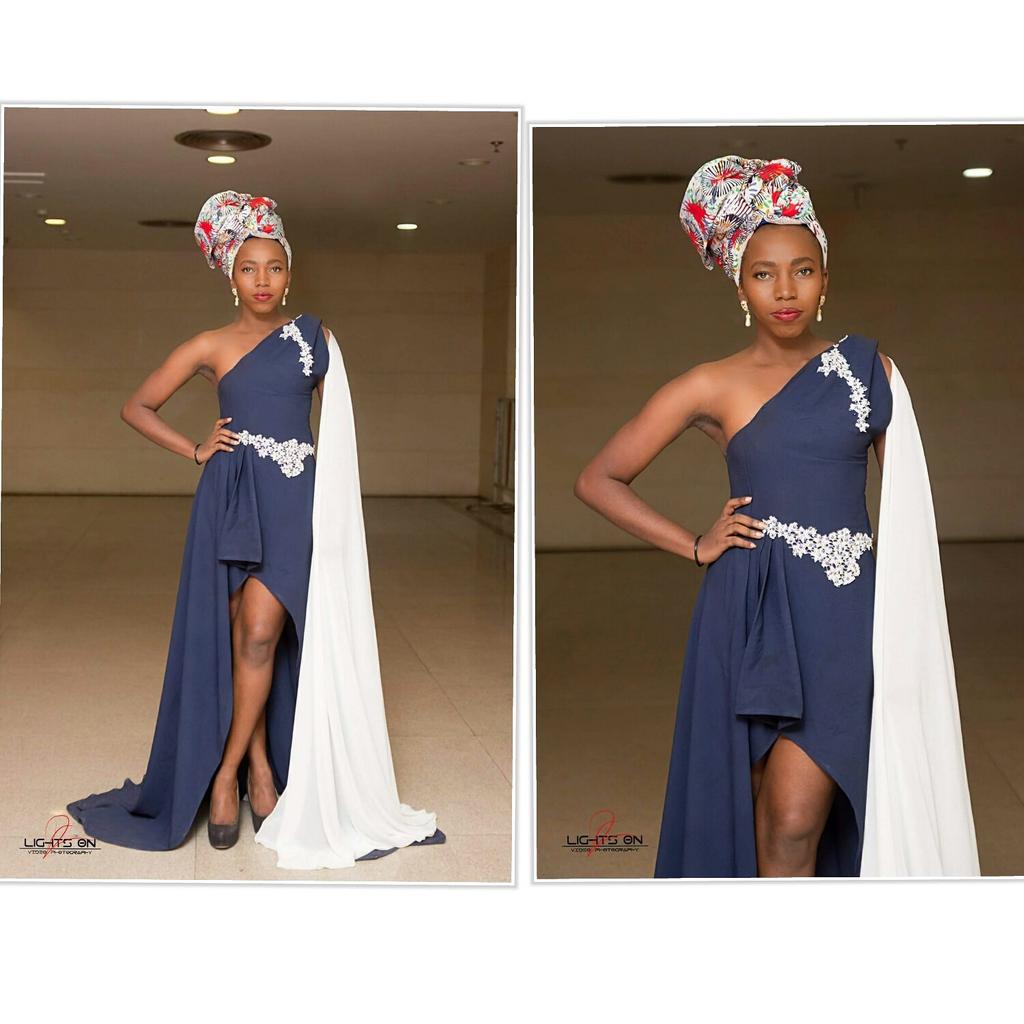 Jeudi durant la Grande finale Miss Monde Sénégal je suis habillée par le jeune et talentueux styliste sénégalais Mohamed Diouf