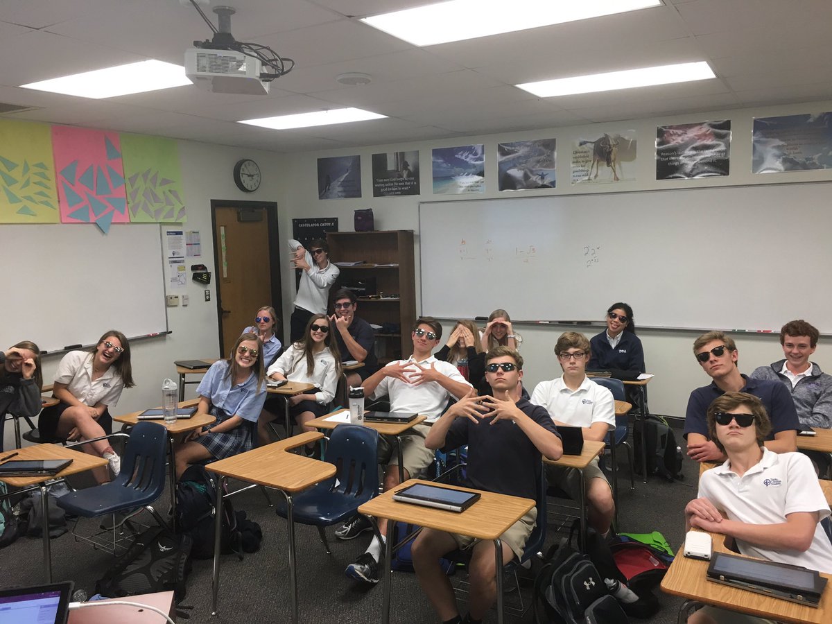 Greg_Merrifield's tweet photo. "It's the sun calling.....he wants his shirt back" #algebros #6thperiod https://t.co/31Xx6pyQjI