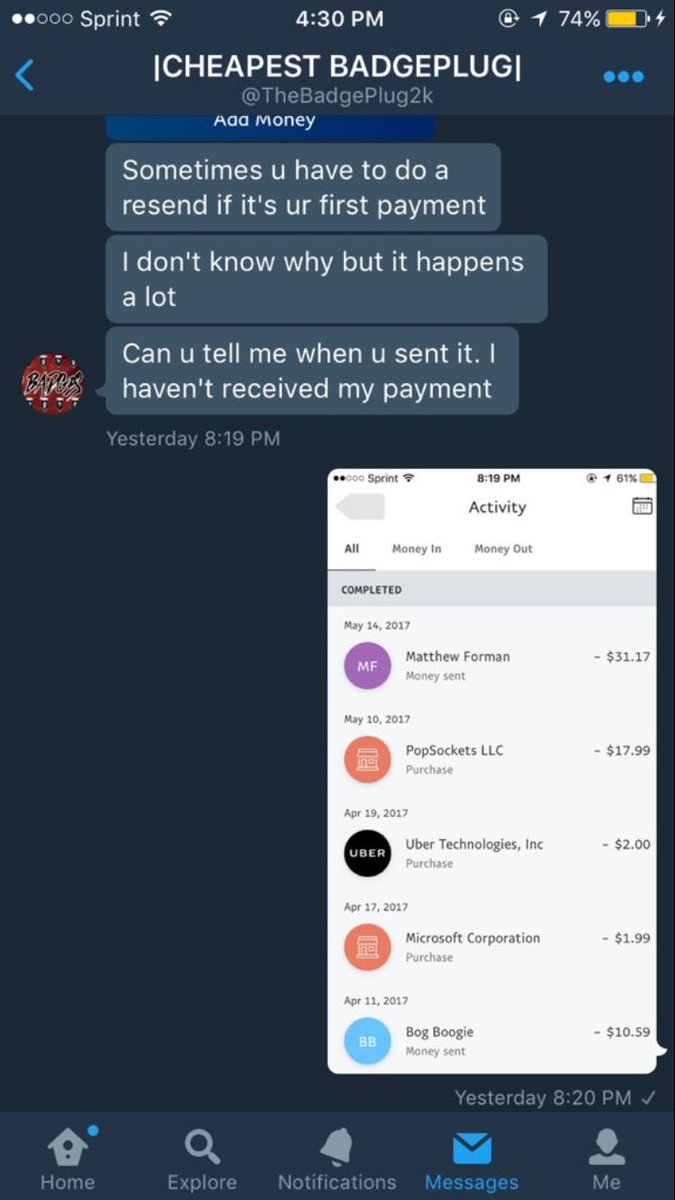 2K_BADGE_PLUG's tweet photo. SCAMMER ALERT 🚨 @TheBadgePlug2k https://t.co/PsmgSzrYx1