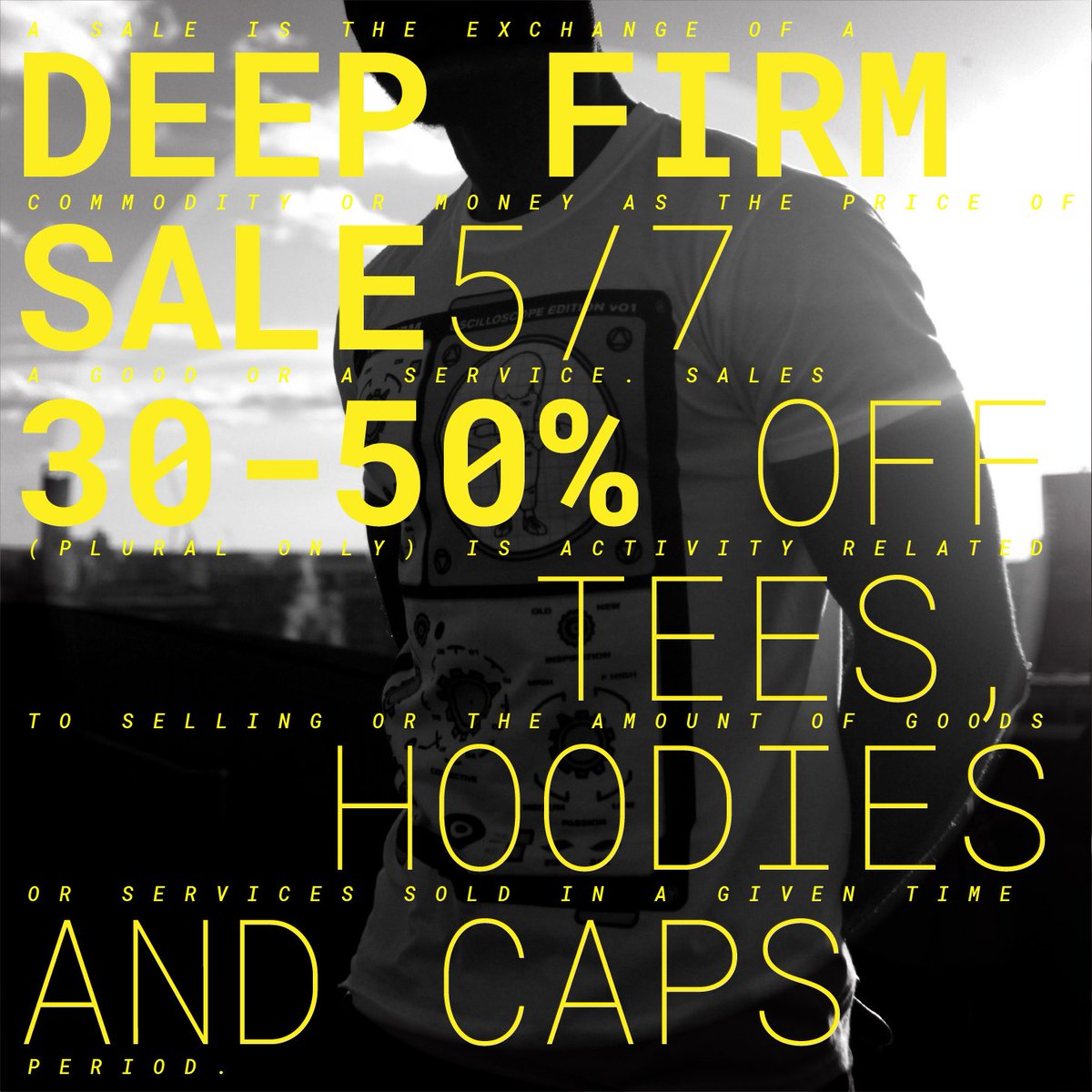 5th Day of our Flash Deep #Sale. Goods are going away after the 7th Day #staydeep #conceptclothing deepfirm.com #BOOM