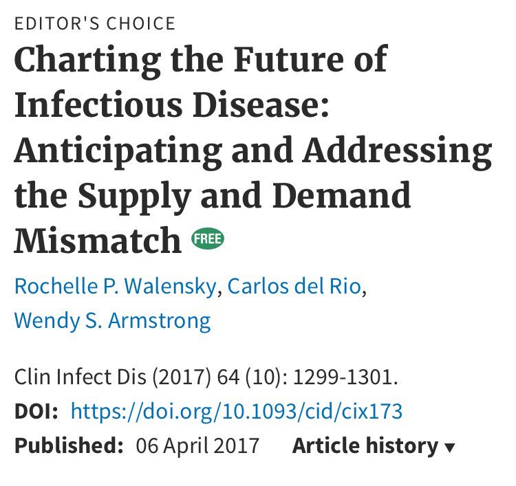 Bug Pharmacist 💊🧫 Tim Gauthier (@idstewardship) on Twitter photo 😧 An uncertain future for #infectiousdiseases? 📄New in CID 📲 academic.oup.com/cid/article/64… via <a href="/IDSAInfo/">IDSA</a> <a href="/CarlosdelRio7/">Carlos del Rio</a> <a href="/SHEA_Epi/">SHEA</a> <a href="/ICHEJournal/">Infection Control & Hospital Epidemiology</a> 😧 An uncertain future for #infectiousdiseases? 📄New in CID 📲 academic.oup.com/cid/article/64… via <a href="/IDSAInfo/">IDSA</a> <a href="/CarlosdelRio7/">Carlos del Rio</a> <a href="/SHEA_Epi/">SHEA</a> <a href="/ICHEJournal/">Infection Control & Hospital Epidemiology</a>
