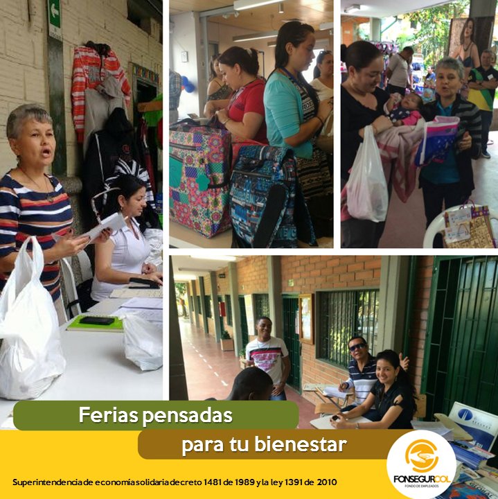 fonsegurcol1's tweet photo. + Ferias, + bienestar. Somos El Fondo de Empleados del #GrupoRecord https://t.co/HB7PTD75r8