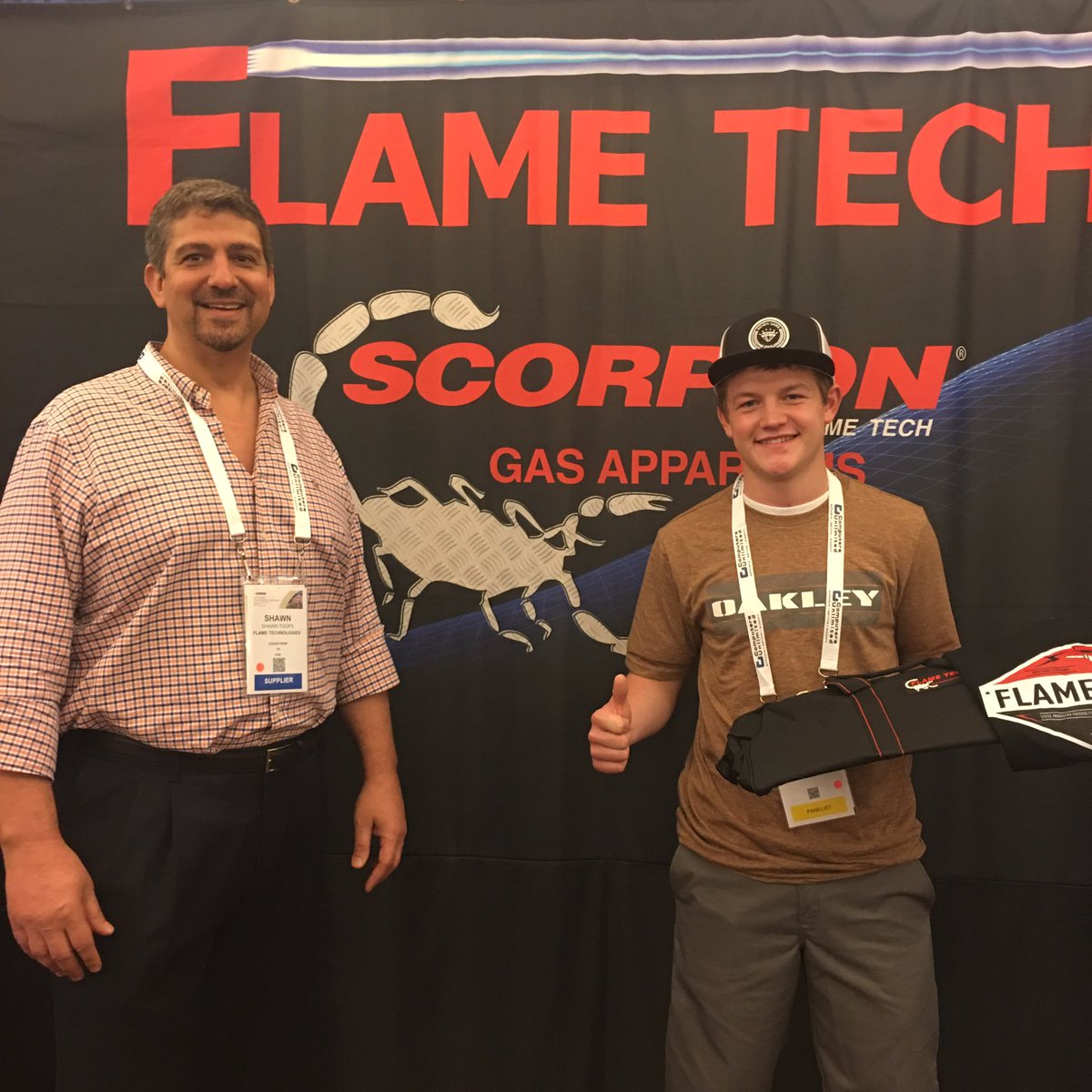 Flame Tech (@flametech_inc) on Twitter photo Winner of our contact booth prize, Chandler Vincent w/ FT prez <a href="/ShawnToops/">Shawn Toops</a>. Chandler will rep the USA in the worldskills championship 17 Winner of our contact booth prize, Chandler Vincent w/ FT prez <a href="/ShawnToops/">Shawn Toops</a>. Chandler will rep the USA in the worldskills championship 17