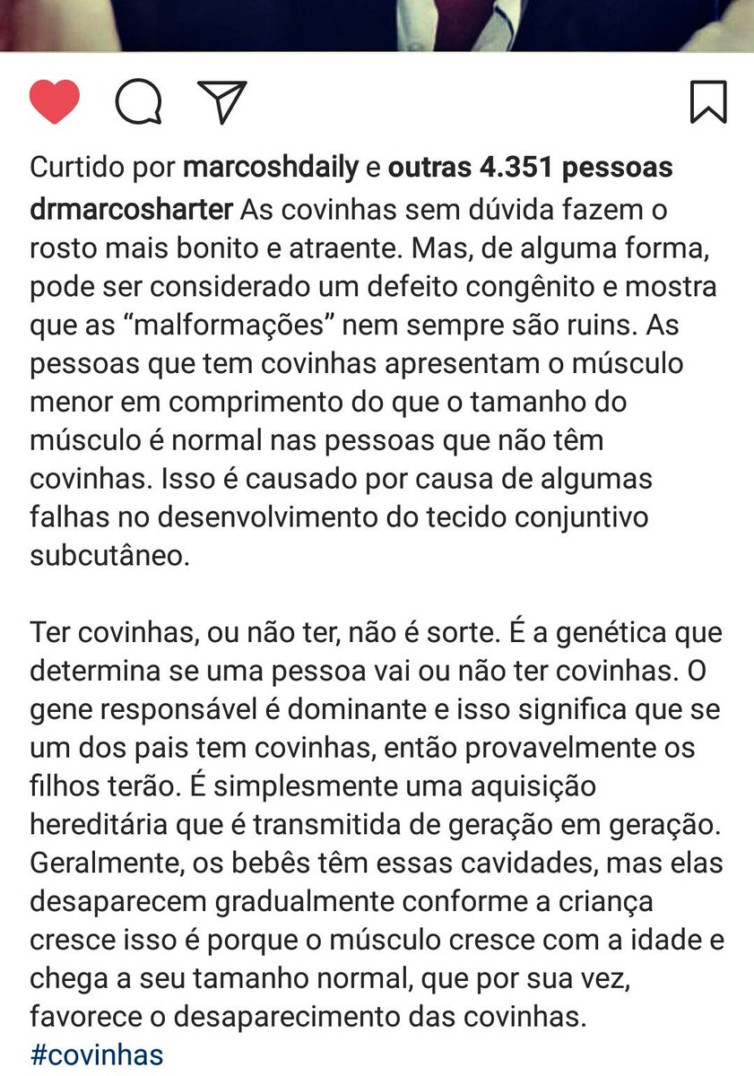 RafaellaWaldorf's tweet photo. Hahahahaha ele fez um texto sobre covinhas! Se Marcos Harter não é a melhor pessoa, eu não sei quem é. https://t.co/vA2Su5luwt
