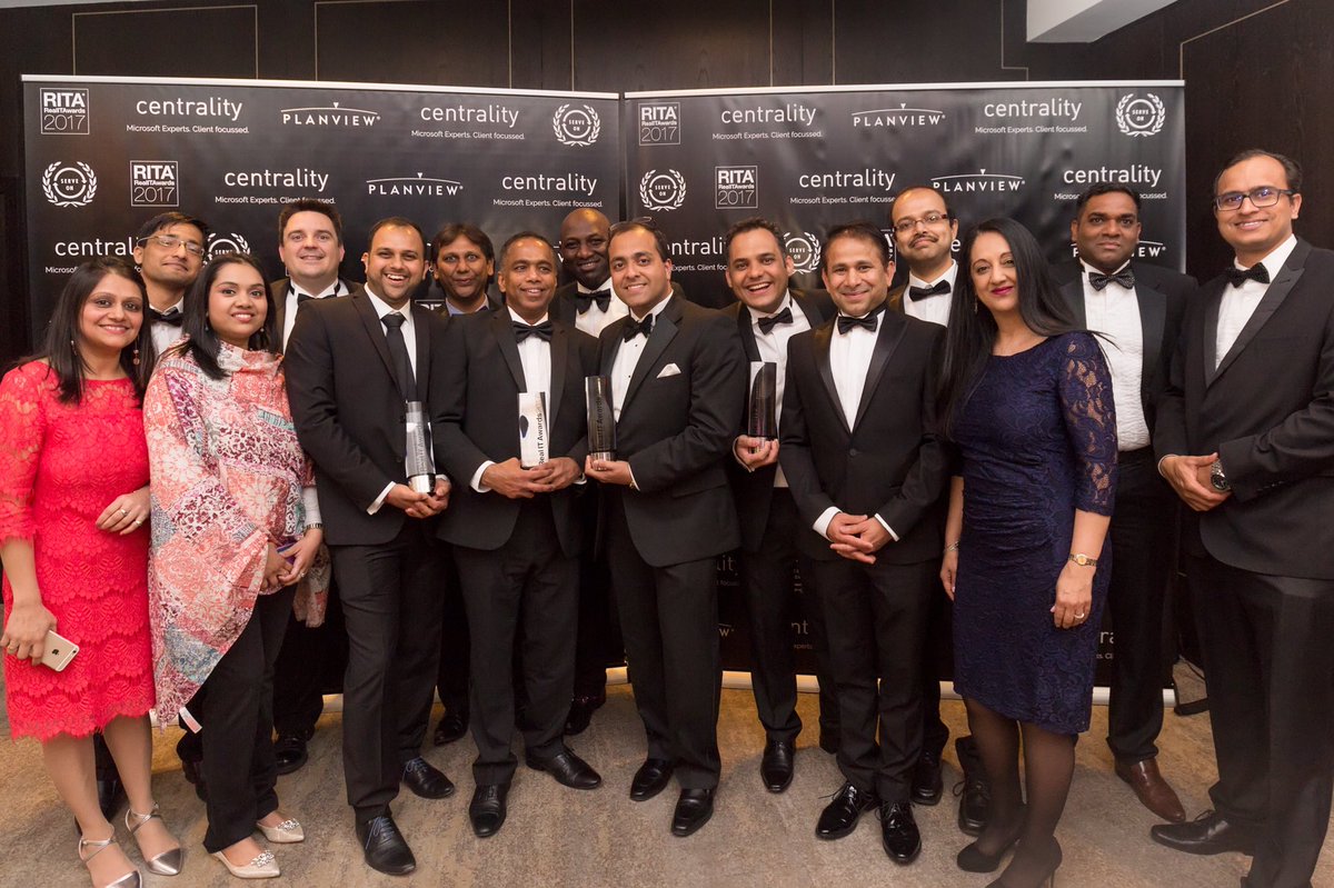 Avi_Seng's tweet photo. @Real_IT_Awards #RITA2017 @citf_tweet @BritishGas @centricaplc are overjoyed with the tremendous recognition - 4 big awards won!! https://t.co/D7s7kZmdI1