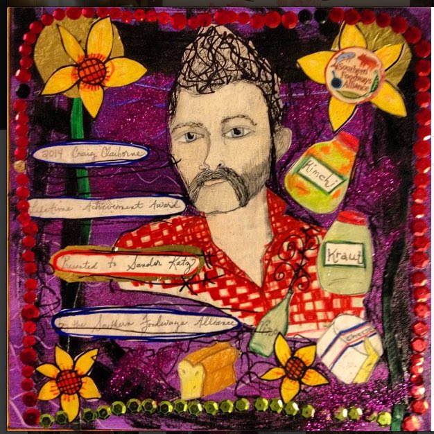 Learn about <a href="/sandorkraut/">Sandor Katz</a> and his lifelong love of fermenting in <a href="/yorkspork/">joe york</a>'s film "Ferment:" bit.ly/2qKq7Re (<a href="/blairhobbs/">Blair Hobbs</a> artwork)