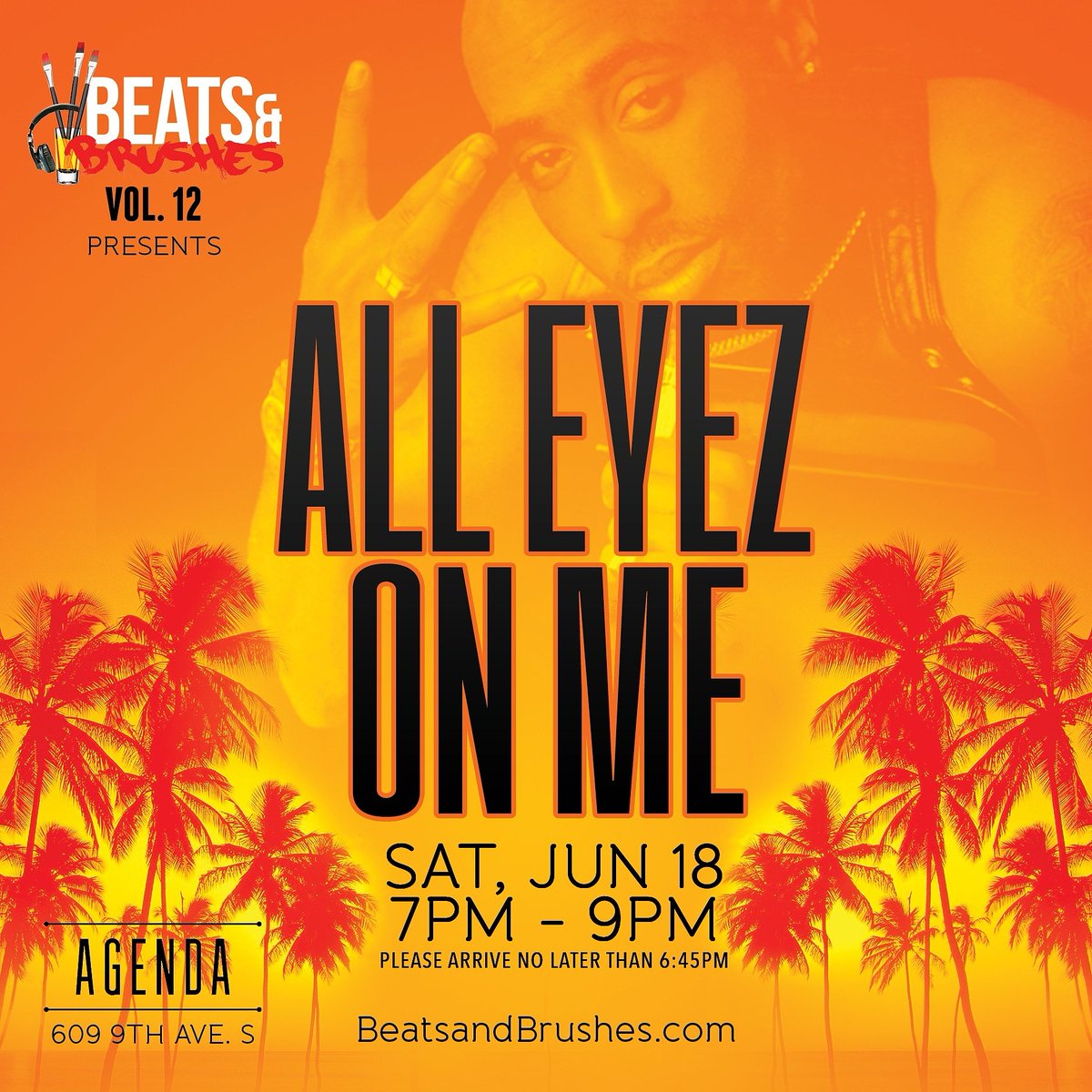 beatsandbrushes's tweet photo. "All Eyez On Me..." #BeatsAndBrushesNashville 6/17/18 https://t.co/Vwmc9cz4CL