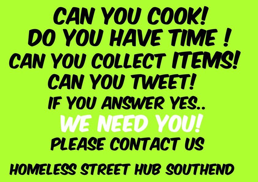HomelessHubSE's tweet photo. https://t.co/dOrnCayNN7
#helpus #streetkichensouthend https://t.co/dtPEowcTWP