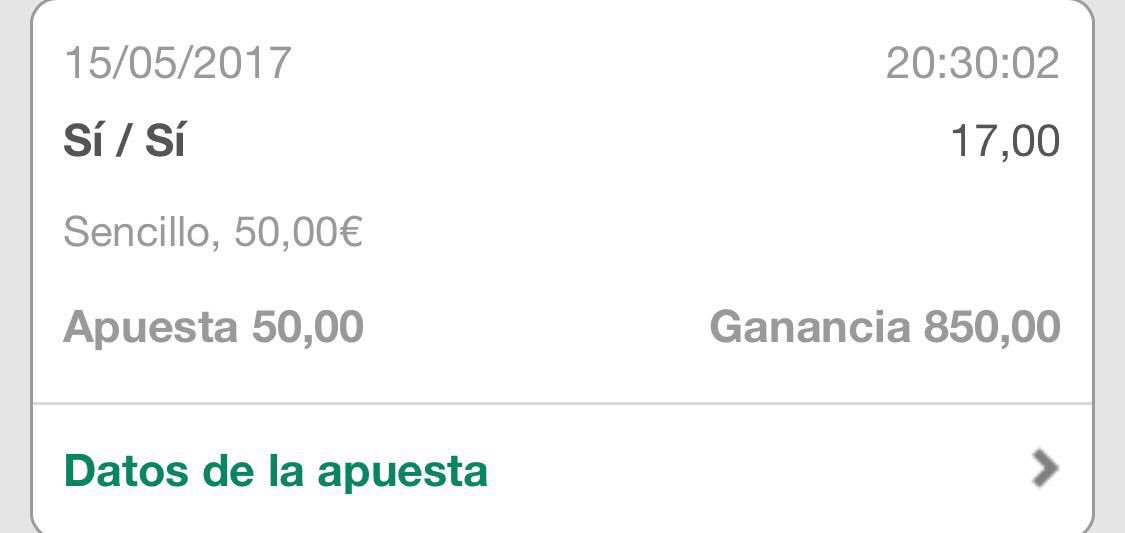 cholopick's tweet photo. 🗣 💣Boom! 💣🔥
A día 15 de Mayo...
Vip: +109 Uds 💰
Reto: 50€ 👉🏻290€
Alguien da más? 😏
#lamaquinaexiste 👨🏻‍💻
Que no te lo cuenten 🗣
#viveelvip https://t.co/7VizdBYDDX