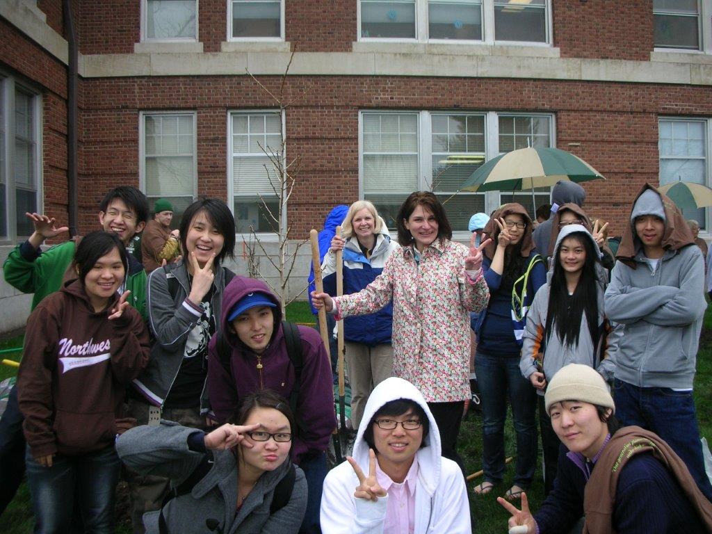 NorthwestESL's tweet photo. TB 2008 - Tree planting at NW https://t.co/rgVsiaNzfm