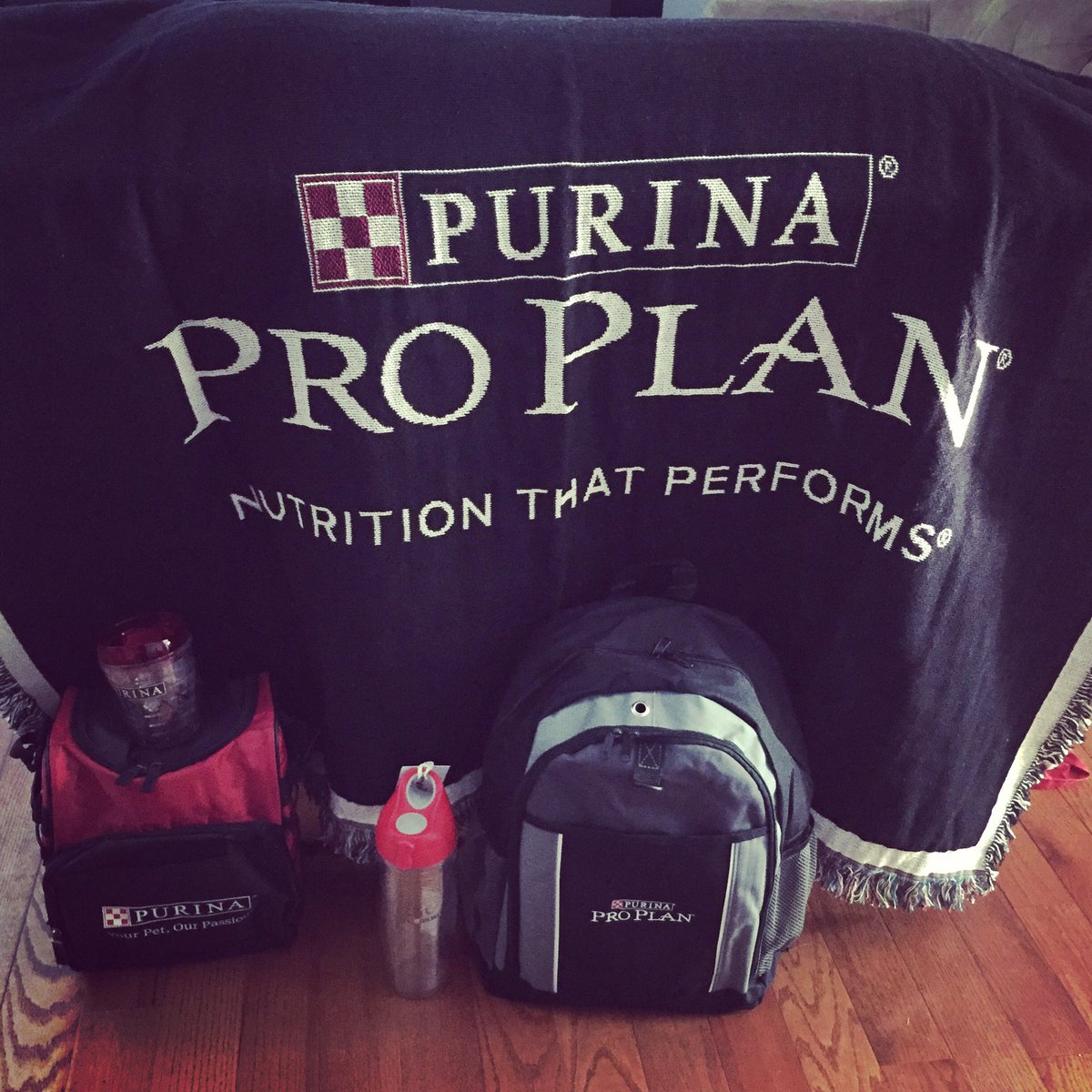 Thanks <a href="/Purina/">Purina</a> !  Took a few surveys and got this stuff free! Waiting for a few more of my prizes to get here :-)