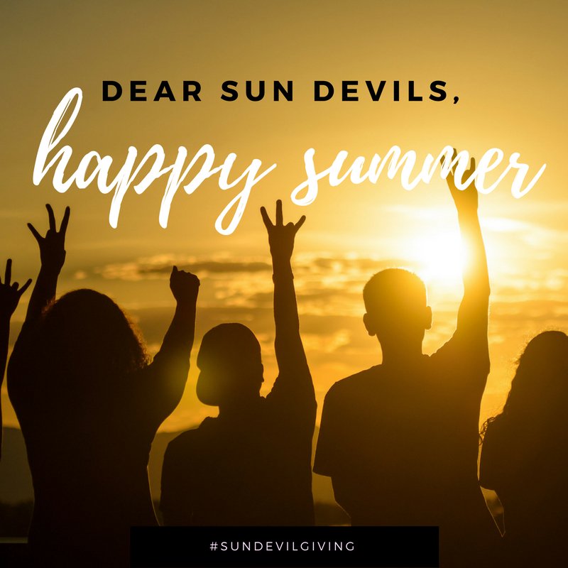 How are you spending your summer, Sun Devils?