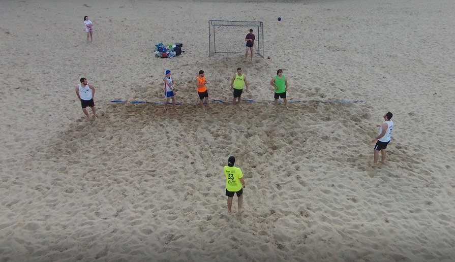 A falta de tres semanas para el comienzo de la temporada, nuestro equipo comenzó a prepararse el pasado Domingo. Foto desde lo alto de Suan!