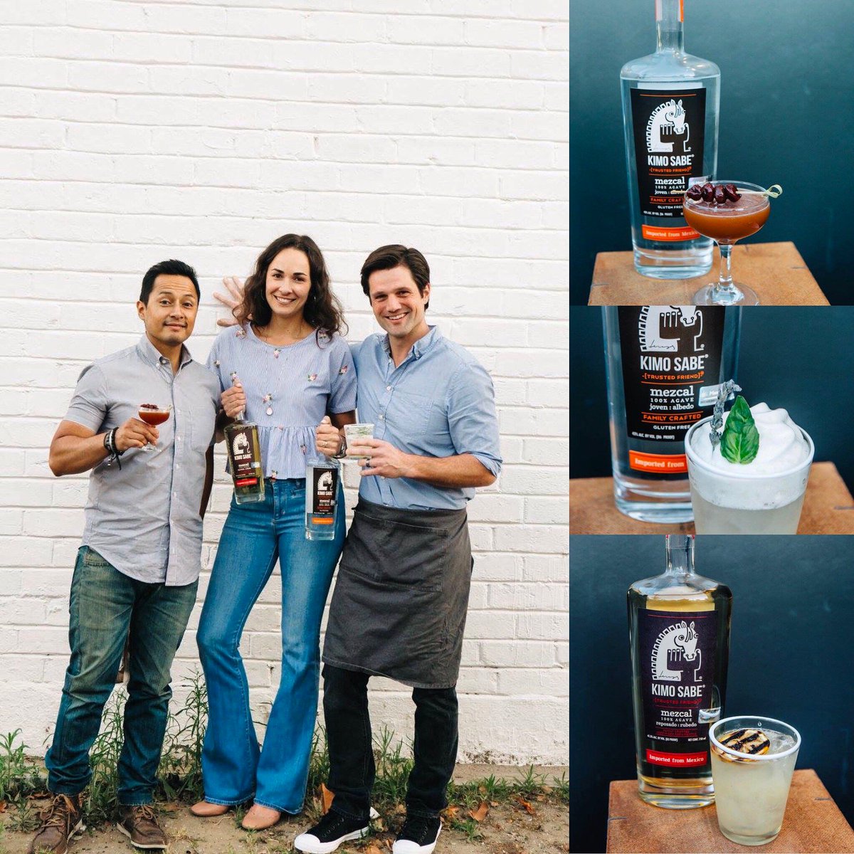 kimosabemezcal's tweet photo. #MamasMedicineCocktails are now offering signature @kimosabemezcal #mezcal #cocktails ! Top to bottom: #BlackCherry #BasilGimlet #Penicilina https://t.co/IiauVWCbjT