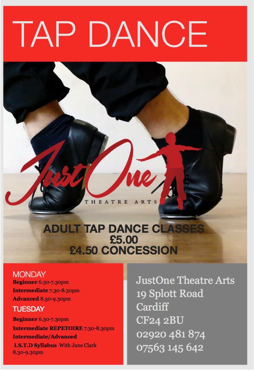 JustOneTheatre's tweet photo. AWSOME to see so many new faces in tap tonight!!!! Don't worry if you missed it! Same classes same time Tuesdays #tapcommunity #tapdance https://t.co/2gGyDGkZid