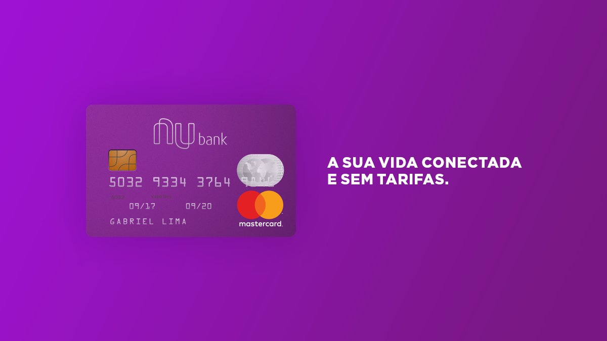 Livre-se do que atrapalha seu dia a dia. Conecte-se ao que te interessa. Peça seu cartão: sou.nu/2qlaxuj