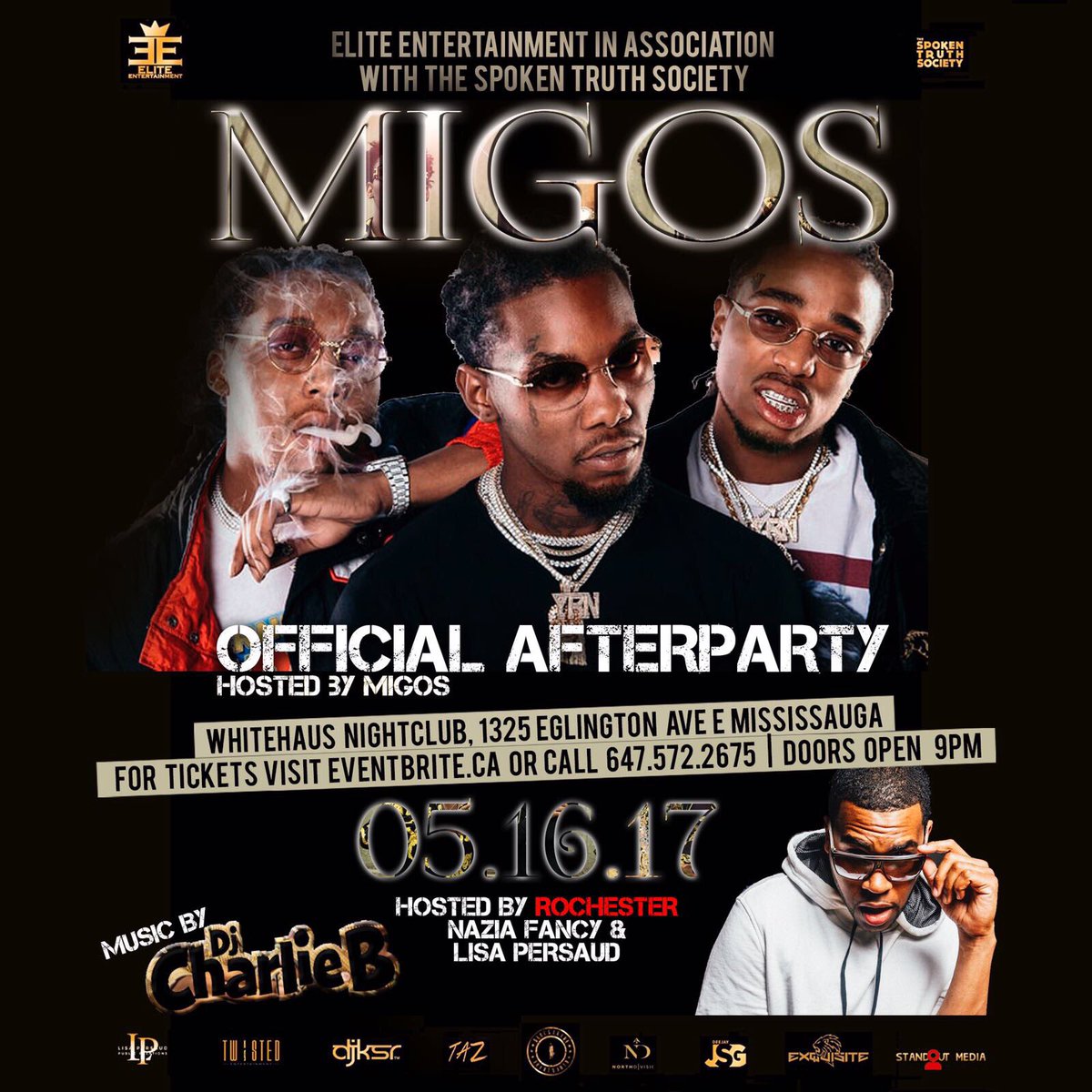 Toronto Tomorrow Our Official Afterparty Get your tickets at eventbrite.ca and search "migos in mississauga"