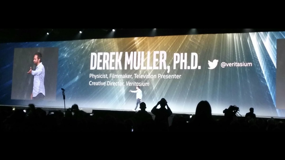 KliewerScience's tweet photo. Day 2 #IntelISEF #ISEF2017 Opening Ceremonies: Emcee @veritasium special guest @PrakashLab https://t.co/pXMKZ1UZWY
