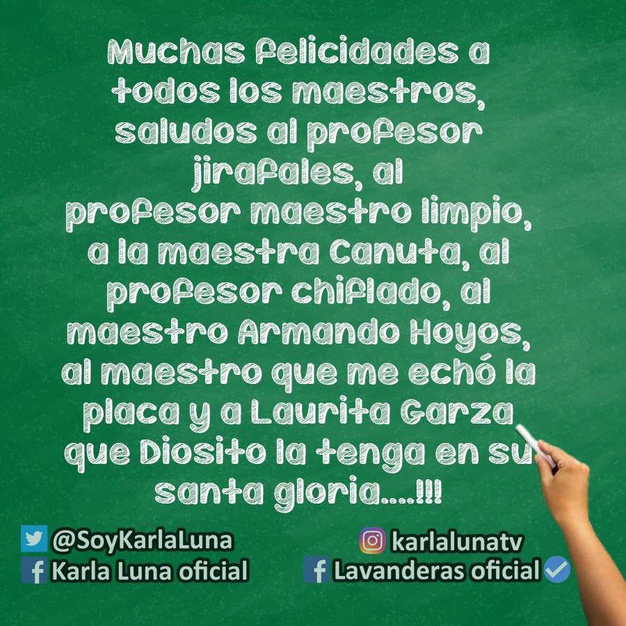 Y antes de que acabe el día un saludo para todos los profes !!!
Síganme en todas mis redes sociales !!!! https://t.co/5xAjZhPUv2