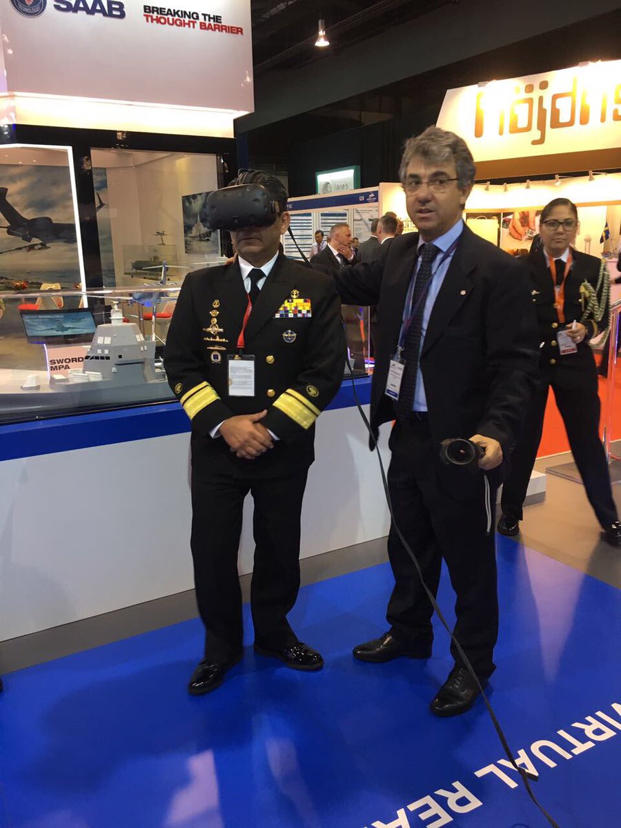 Leonardo_live's tweet photo. Meanwhile at #IMDEXAsia several military delegations are visiting our stand, taking a close look at #Leonardo's #NavalCapabilities https://t.co/Mdes6YHCdA