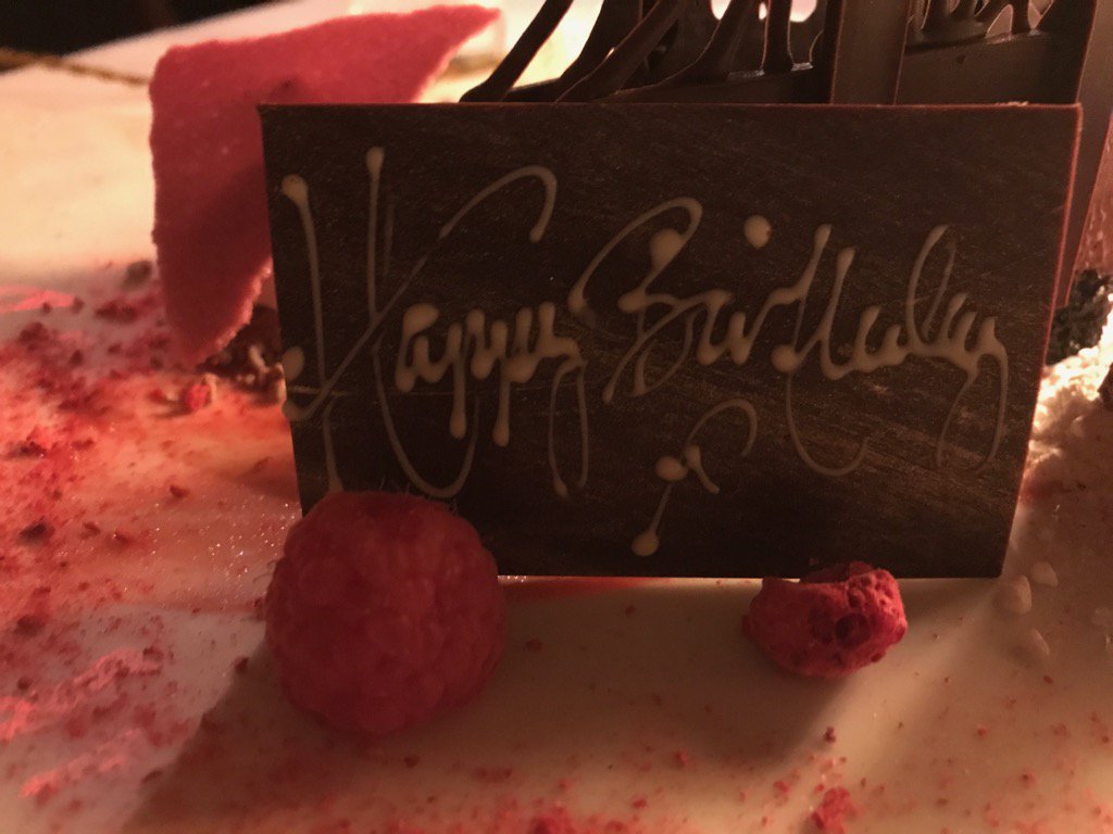 #Foodiechats had a great birthday dinner@RiverCafeYYC