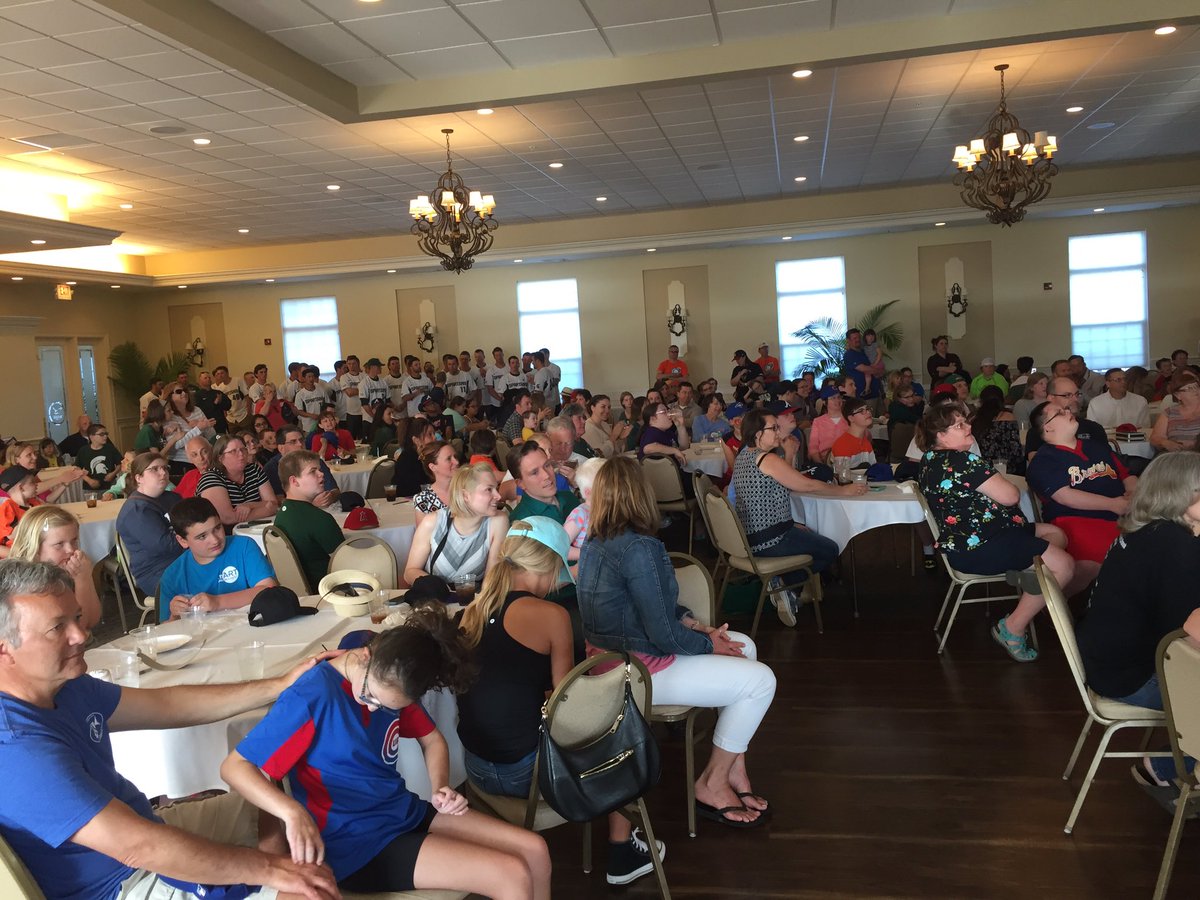MiracleLeagueMM's tweet photo. Thank you @statebaseball &amp; our @MiracleLeagueMM families for an unbelievable opening night celebration 🎉⚾️

Full house! Thank you Eagle Eye! https://t.co/Qfm3VEzTt0