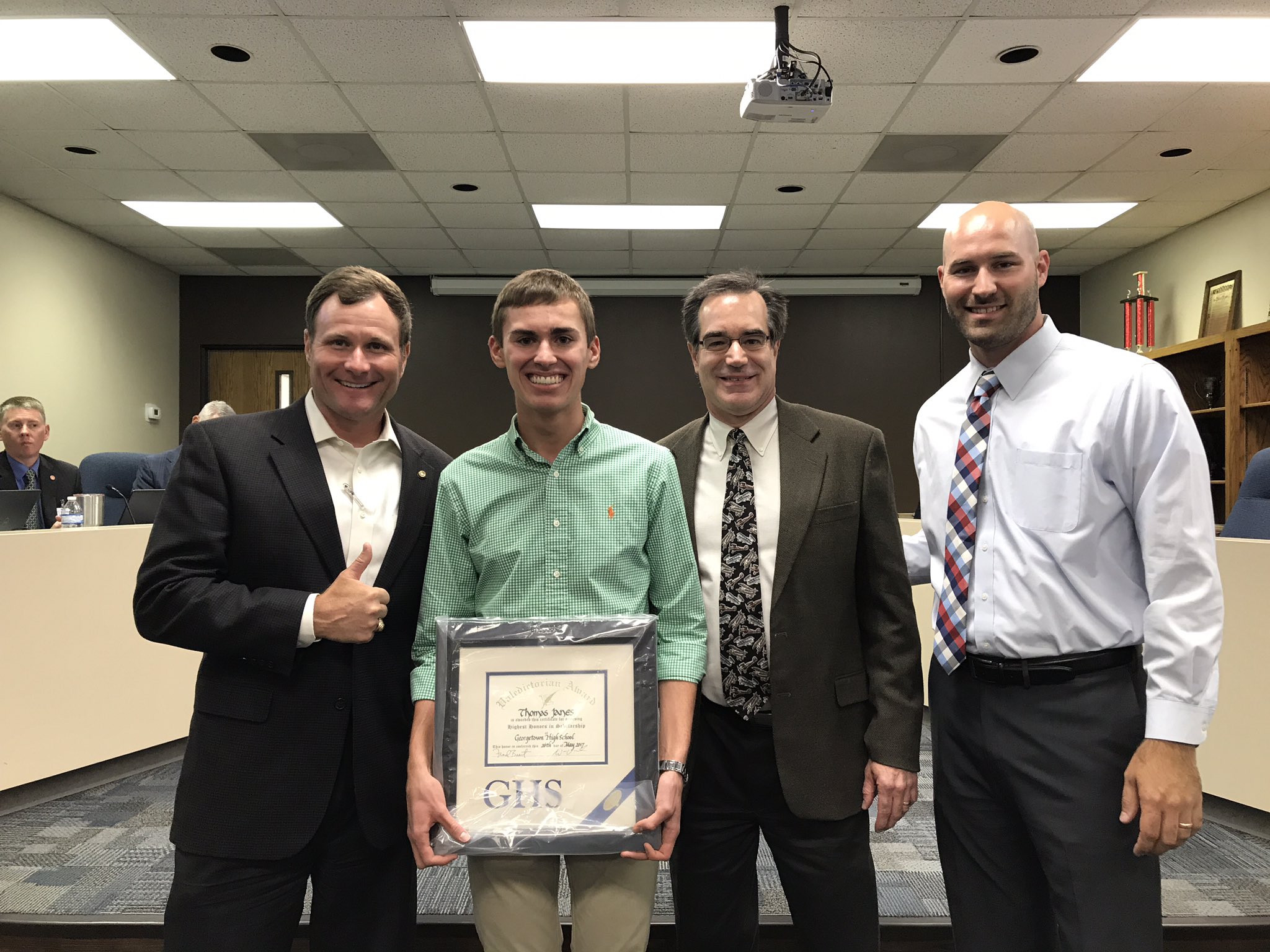 ISD on Twitter "Congratulations to GHS valedictorian Thomas