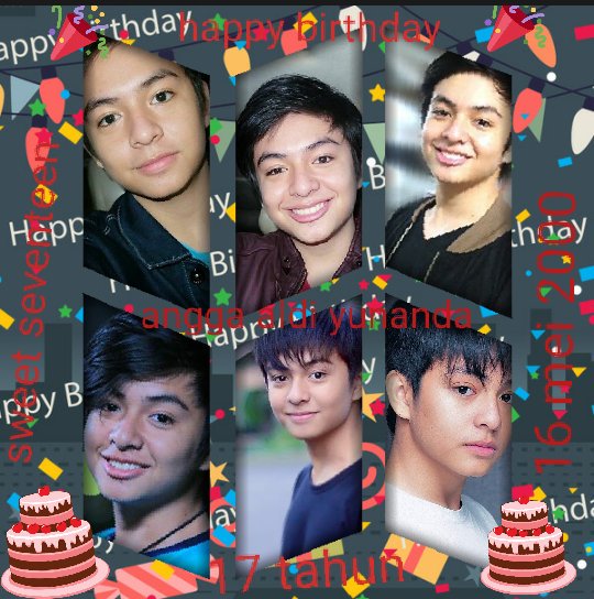 Hbd @anggaaldi_16 yang ke 17 tahun Cieeee yg Udah makin dewasa,sukses terus Yaaa @anggaaldi_16 #HBD17thnAnggaYunanda #sweetseventeen