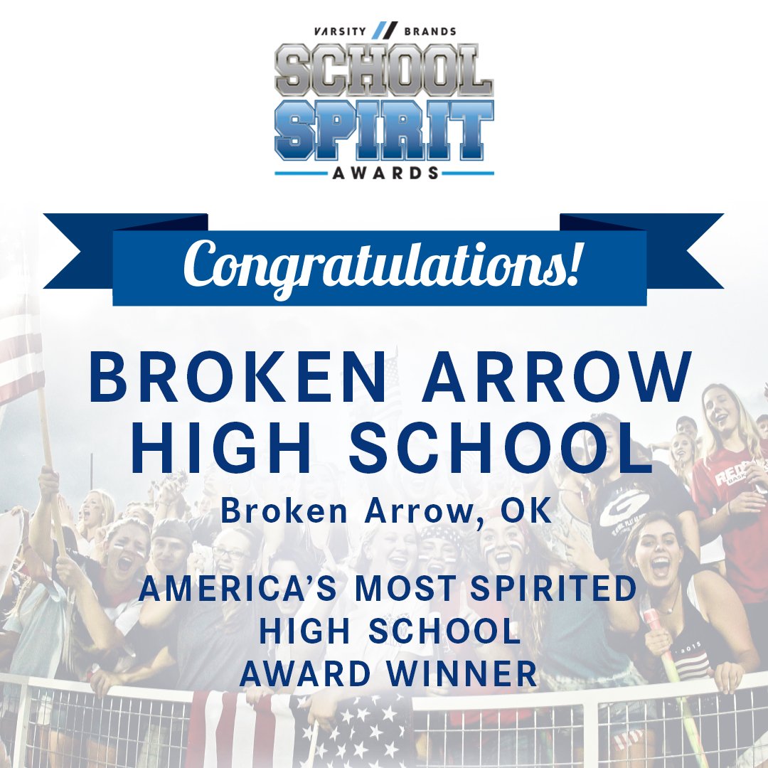 varsitybrands's tweet photo. The GRAND PRIZE of America’s Most Spirited High School goes to…@BAHSTigers! https://t.co/JCJASiZ0X7