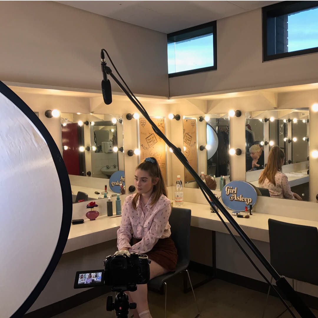 WindmillTheatre's tweet photo. We're working away on something with the lovely Maiah Stewardson from @GirlAsleepFilm... stay tuned! 😉 https://t.co/tfyluSWyZt