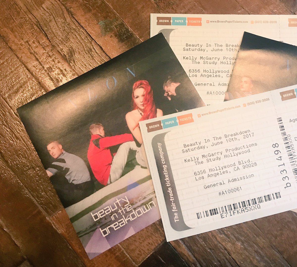 EsjayJones's tweet photo. Just received our tickets for the @BITBmusic showcase at @thestudyhwood on June 10th ππΎπ¦
#Hollywood #BITBD #House #RockBand #DuranDuran https://t.co/opllRoPx8f