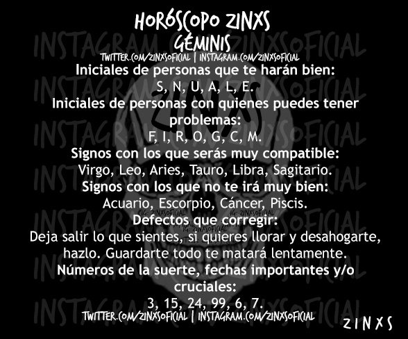 zinos__'s tweet photo. #HoróscopoZinxs #Géminis
Parte I, II, III &amp; IV. https://t.co/YLI00MX3hS