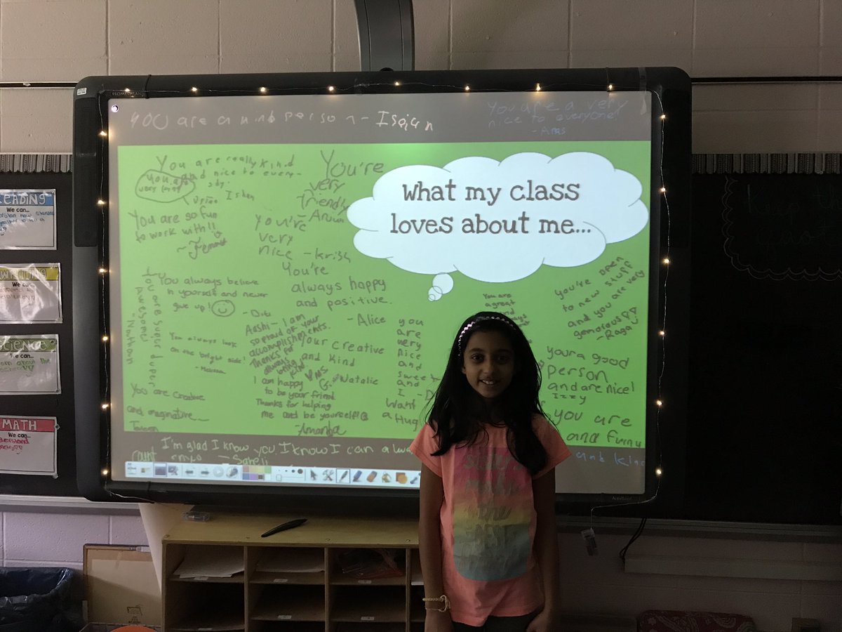 Spending the last 25 days celebrating EVERY student. Today was this Ss day &amp; she couldn't stop smiling over the compliments!! <a href="/mlkedison/">Martin Luther King</a>