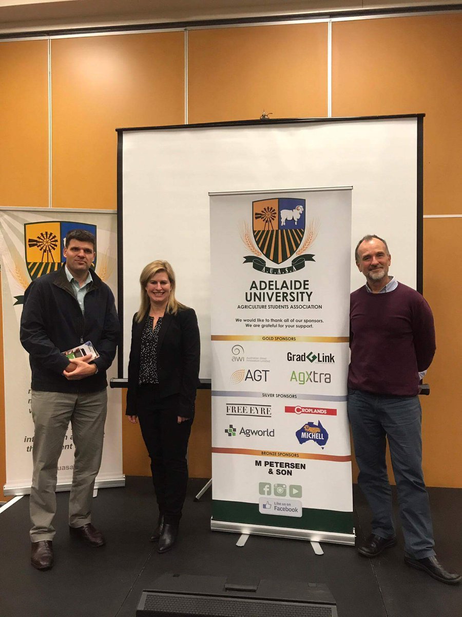 We would just like to thank our speakers and sponsors from our employability and internship night. <a href="/gradlinkAU/">GradLink</a> <a href="/agtbreeding/">AGT</a> <a href="/UniofAdelaide/">Uni of Adelaide</a>