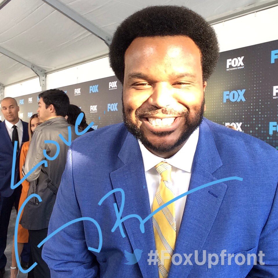 FOXTV's tweet photo. At the #FoxUpfront party with @MrCraigRobinson from @ghostedonfox https://t.co/J5CDRDTrf1