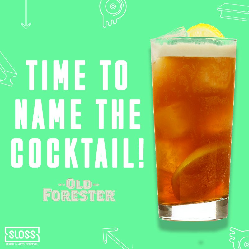 SlossFest's tweet photo. We want you to help us name our @oldforester cocktail! If your name is chosen, you will win a pair of GA tix. *Contest ends May 19 at noon! https://t.co/54yaJh9BWh