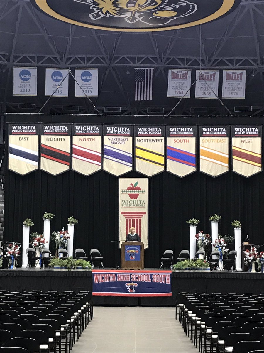 BFaflick's tweet photo. Once a Titan, always a Titan! Congrats to Class of 2017, new alumni of Wichita High School South #WPSProud  #TitanPride https://t.co/CEP4QohI21