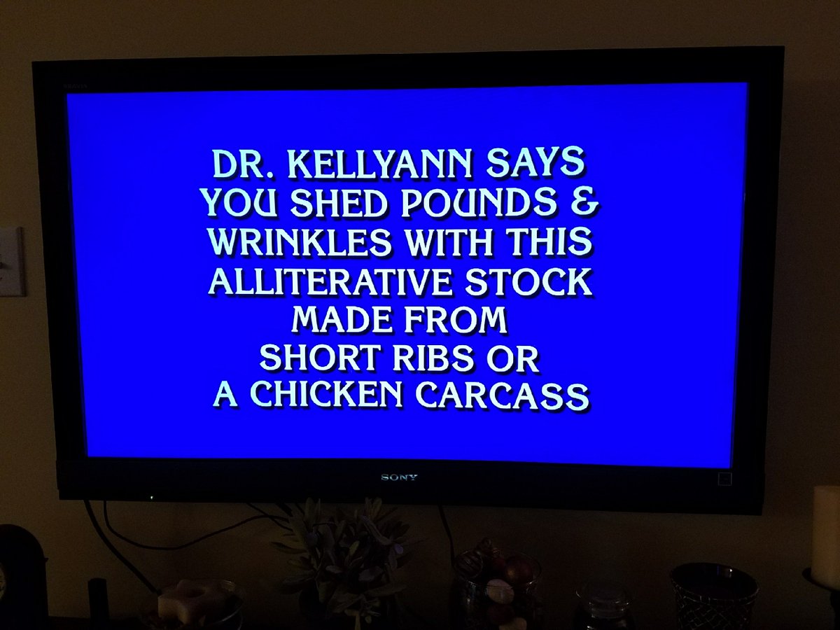 drkellyann's tweet photo. Guess who made an appearance on tonight's @Jeopardy??? Anyone know the question to this answer?! https://t.co/96qnDDytx4