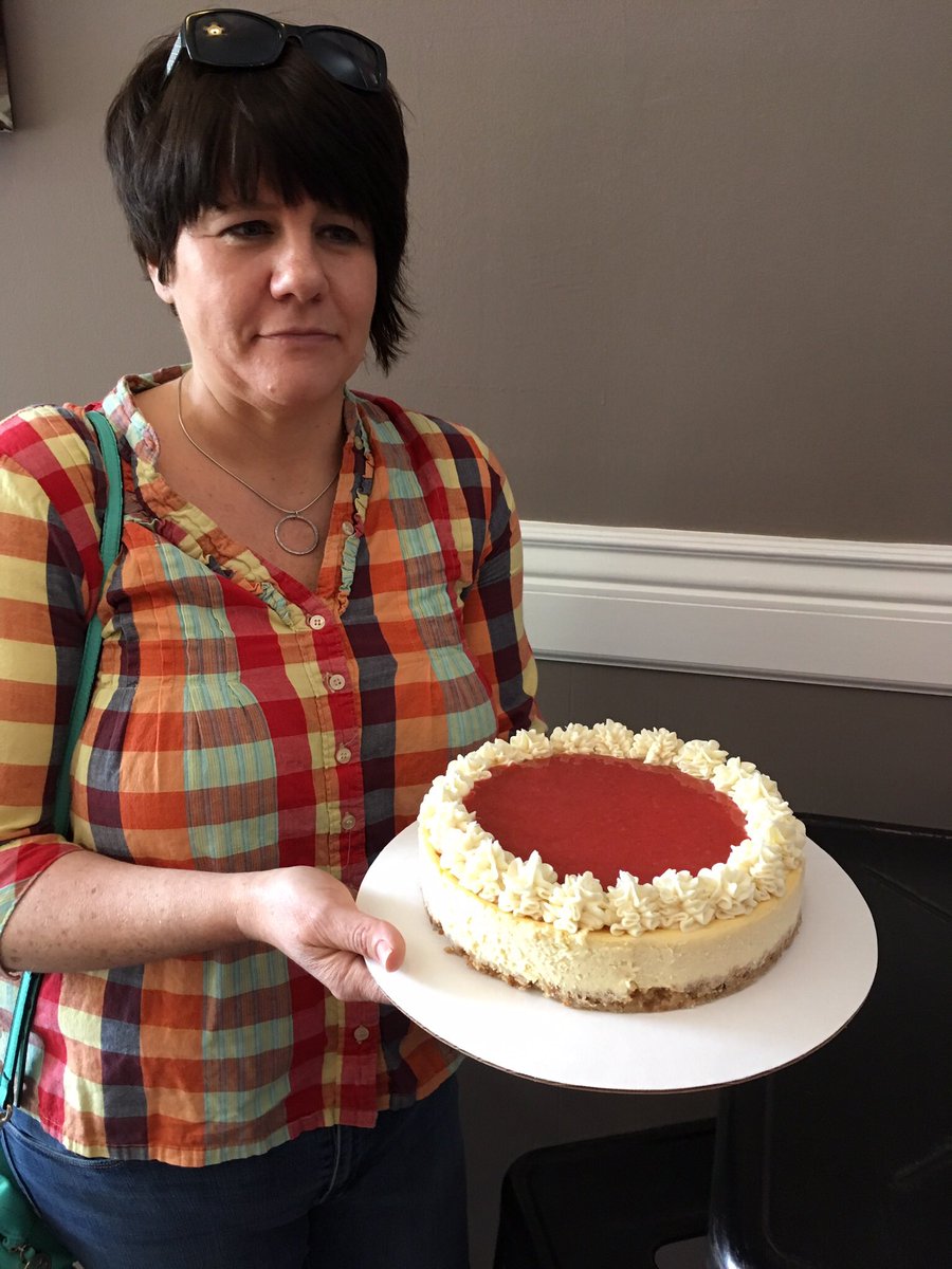 Earning 3rd Place in the 2017 Books, Wine and Dogs and Baked By Popular Demand's inaugural Cheesecake competition is Cara Row.