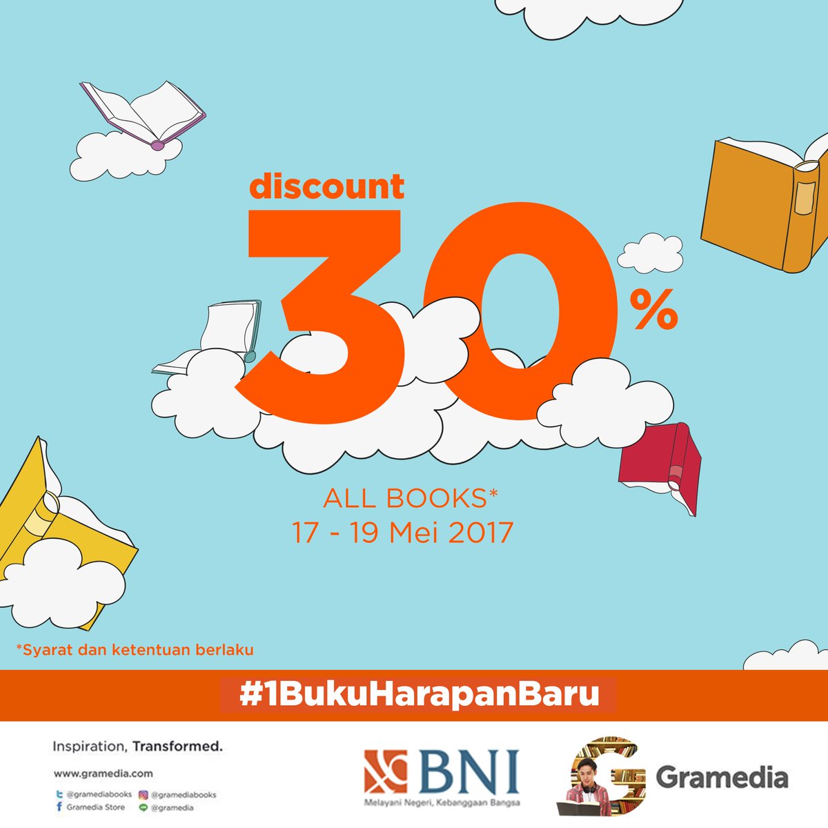 gramedia's tweet photo. Hadiah spesial untuk kamu di tanggal 17 Mei 2017 besok! https://t.co/SihvCFmVQT