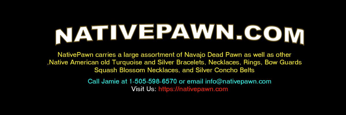 NativePawn's tweet image. @NativePawn online store for #NativeAmerican #Navajo Dead Pawn #SterlingSilver #Turquoise #jewelry nativepawn.com #VintageJewelry