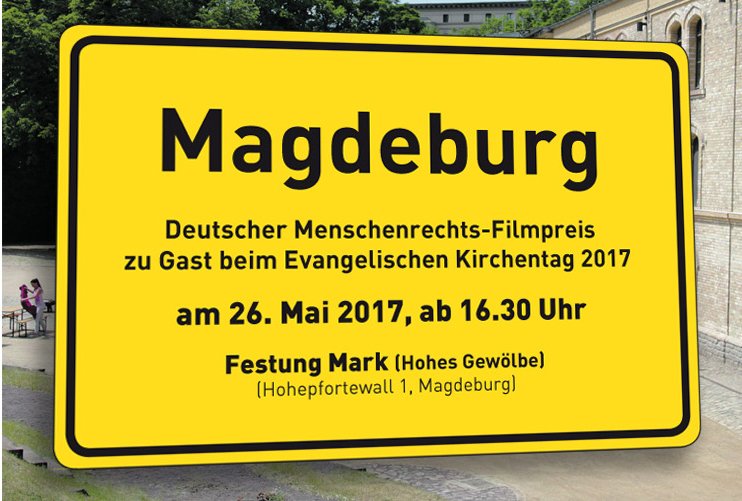 EMZBayern's tweet photo. Deutscher Menschenrechts-Filmpreis goes Kirchentag Magdeburg @kirchentag_de @magdeburg #dmfp16 @merefilmpreis
https://t.co/cG12L3vybu https://t.co/ppO9BXuhEL