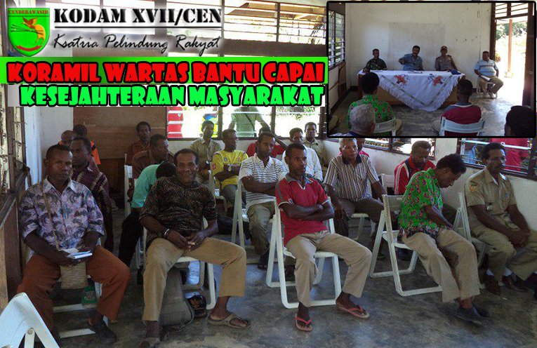 Kodam17Cen's tweet photo. Koramil Wartas Bantu Capai Kesejahteraan Masyarakat https://t.co/9JGbWBd0Mf @tni_ad @Puspen_TNI @Info_Jayapura @InfoPapuaBarat @jayatvpapua https://t.co/JAjOnML16a
