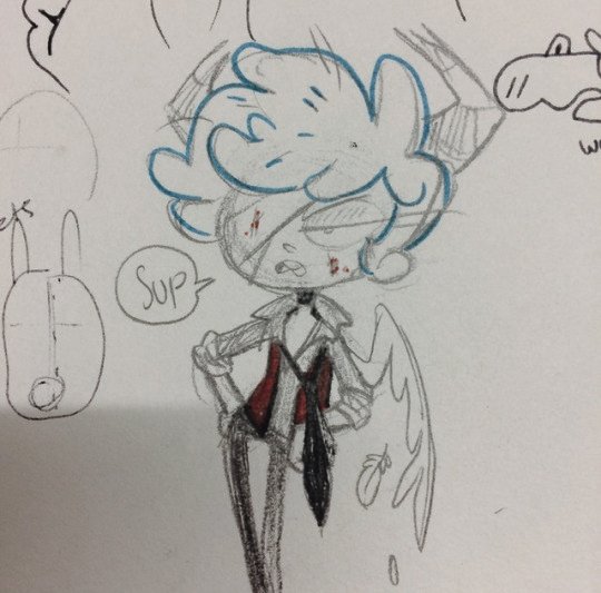redoodled a doodle from 4 years ago 