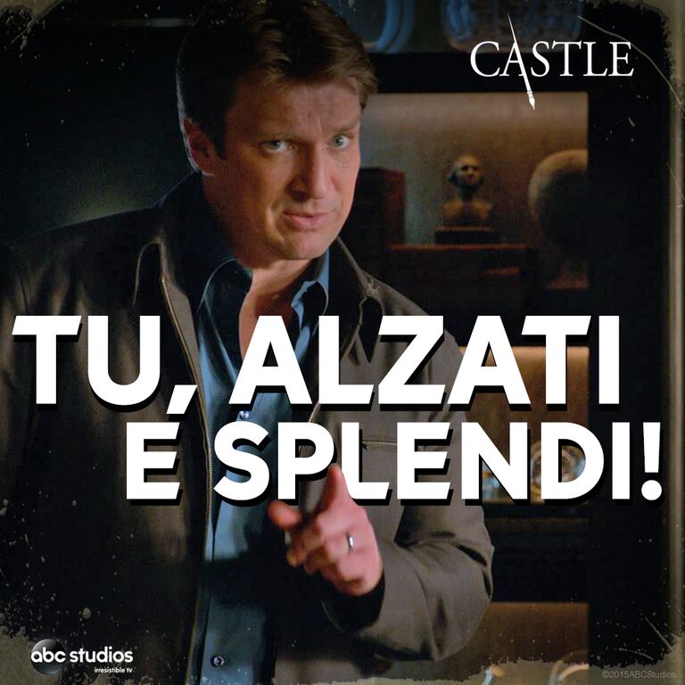 ABCStudiosIT's tweet photo. Vorremmo un Castle che ce lo dica ogni giorno...
#CastleIT #ABCStudiosIT #Castle https://t.co/3XxDVgcXEW