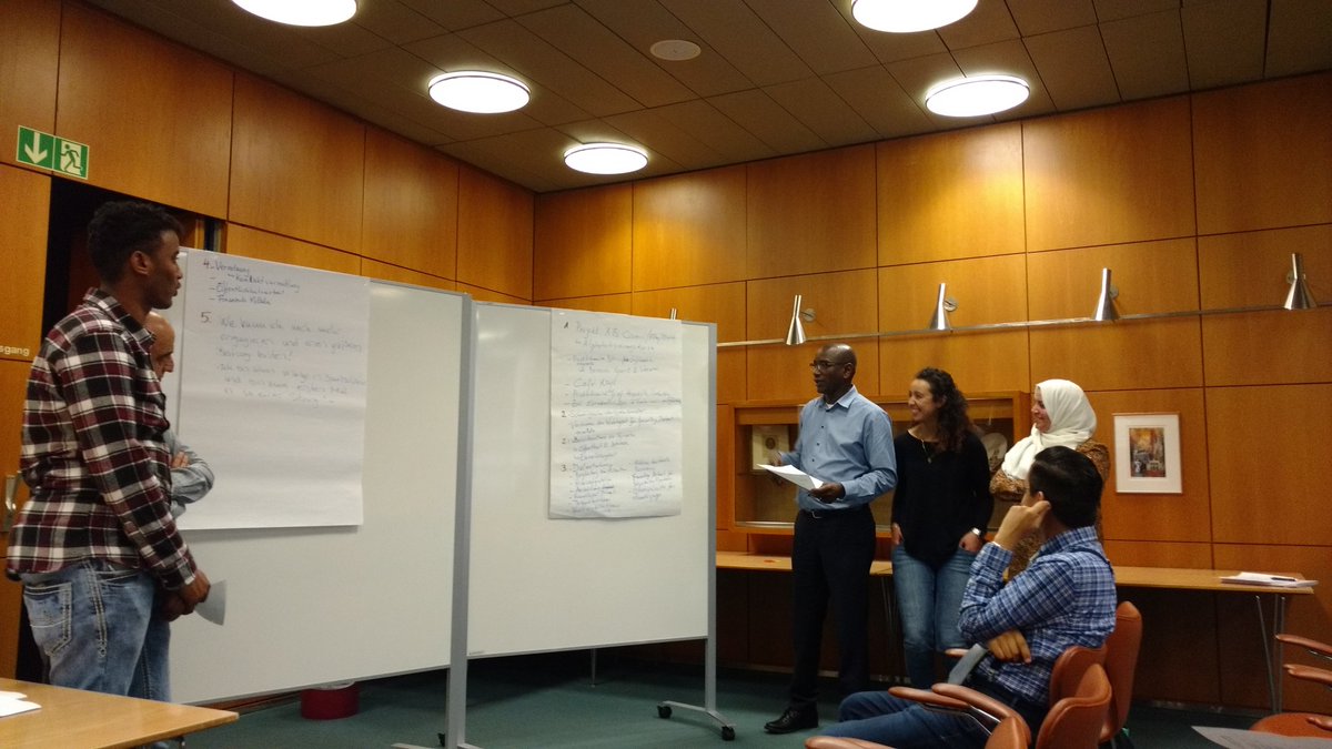 abcami2's tweet photo. Das #ABCami-Team nahm in Mainz an einem Workshop zum Thema „Integrative Flüchtlingshilfe" teil und stellte das #ABCami-Projekt vor. https://t.co/7428erq0Jr