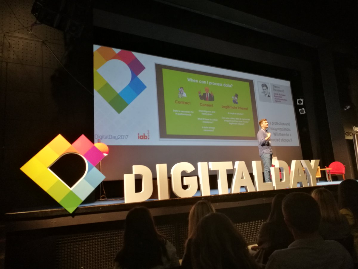 homepagers's tweet photo. Upravo slušamo @stevan_r o data protection and privacy regulations i pitamo se: Will there be a connected shopper?  #DigitalDay2017 :) https://t.co/nlj92RHyJB