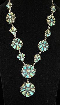 NativePawn's tweet image. Contemporary Squash Blossom #SterlingSilver #Necklace on $800 @NativePawn #NativeAmericanJewelry #TurquoiseJewelry 👉🏻bit.ly/2rlHcy7