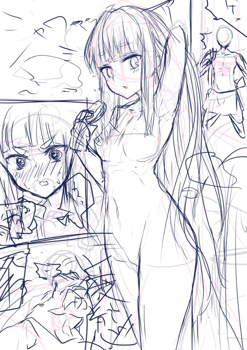 叢雲スケベ漫画初めて描いてる 